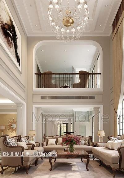  Thiết kế phòng khách biệt thự SPLENDORA - Bắc An Khánh